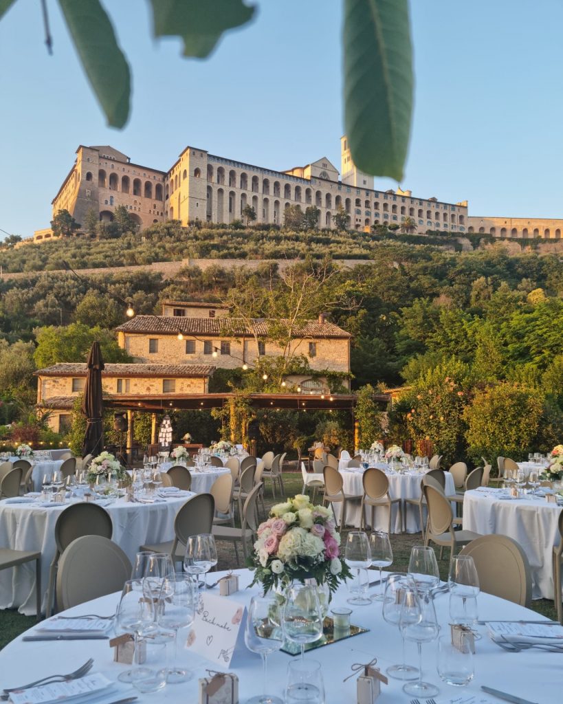 Outdoor Wedding Reception